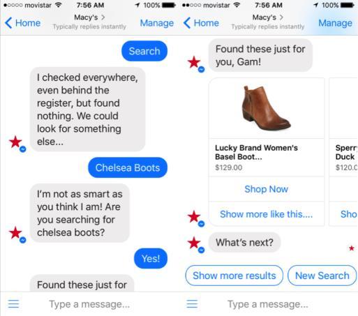 CHATBOTS CAN LIVE IN EVERY STAGE OF THE SALES FUNNEL - CONSIDERATION NOW