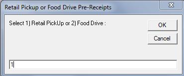Default Food Drive check box on all donors involved in one of these Programs (General Tab 1) or set the box