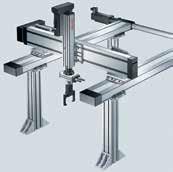horizontal conveyor sections Multi-axis modular systems for handling support