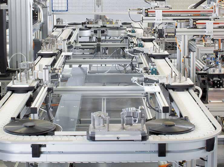 20 VarioFlow plus Rexroth solutions The solution for assembly lines VarioFlow plus ensures precise transport directly on the chain or on a