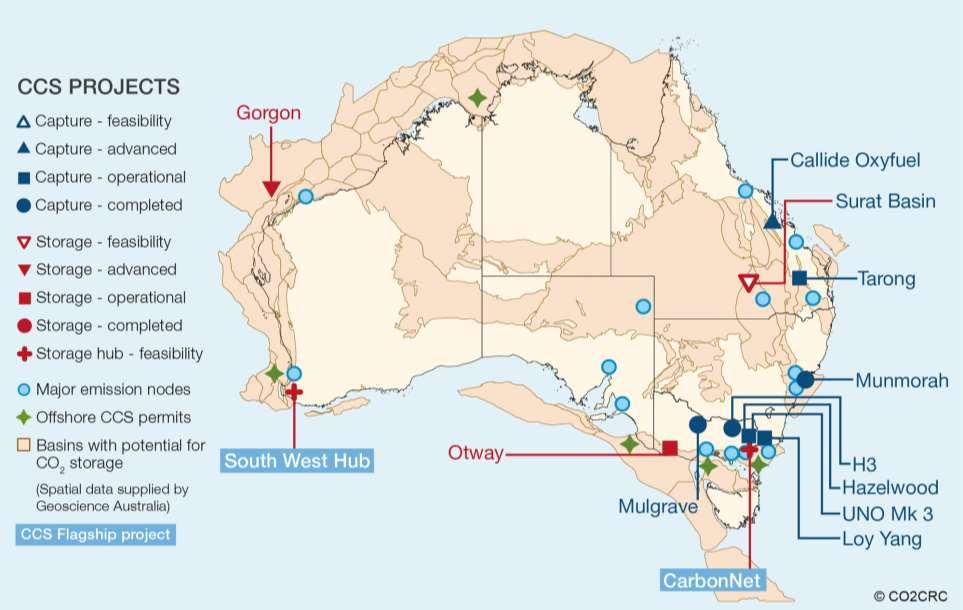 Major work to date in Australia Vic-Otway -2005 GCCSI establishment - 2010 QLD-Callide 2012 Vic-Hazelwood Vic-Carbonet