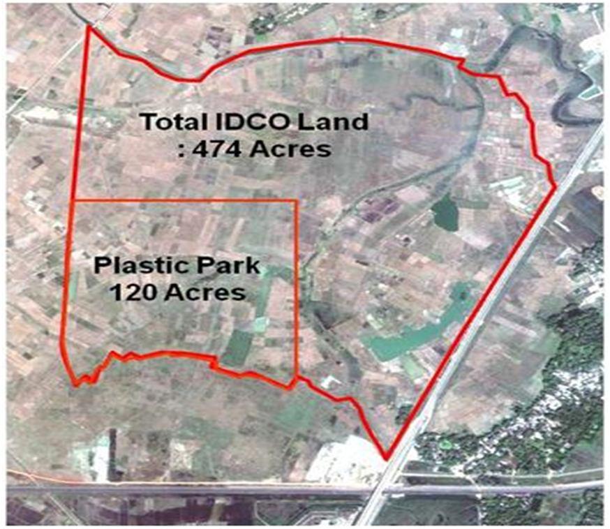 (d) The proposed location for the Plastic Park is well connected with road, rail and air connectivity and is strategically placed to cater to the needs of the hinterland as well as major industrial