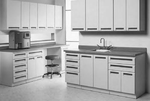 Choose from four styles: Basic, Best Value, Managed Care and Traditional Exam Room Casework.