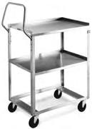 3806-311 Three Shelf - 200lb Capacity 3806-411 Three Shelf - 400lb Capacity 3806-356 One Drawer Equipment Stand 3806-358 Two Drawer Equipment Stand 3806-332