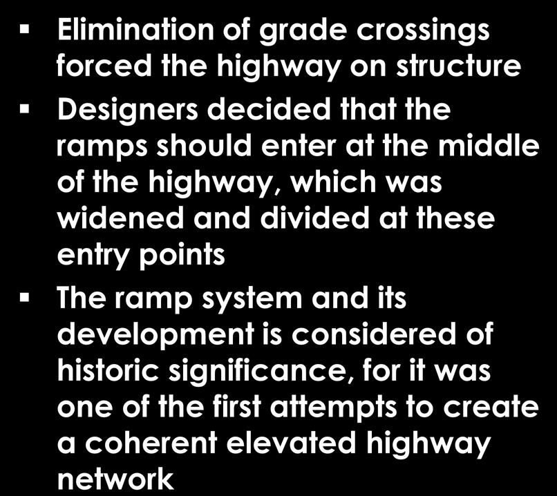 and divided at these entry points The ramp system and its development is considered of