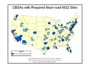 Background: Near-road Monitoring EPA has established near-road monitoring requirements in recent revisions to the NO 2, CO, and PM 2.