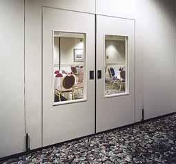 POCKET DOORS Acoustic and nonacoustic solutions to
