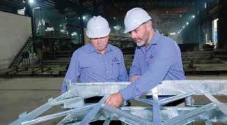 To fully be able to guarantee quality we had to invest in our own factory to fabricate components. Structural frames are produced in the Santrev owned and operated factory to Australian Standards.