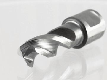 heavy-duty high speed steel with titanium aluminium nitride coating.