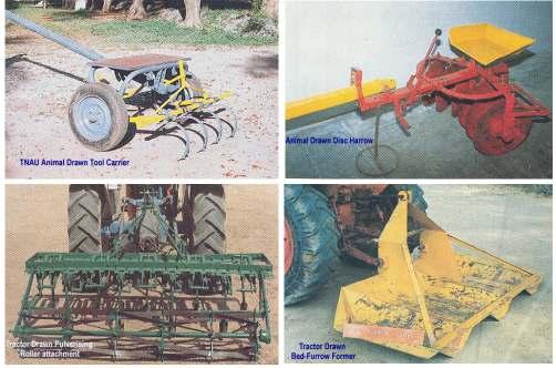 Rotavators and residue incorporation implements: Rotavators are best suitable for pulverization of the soil after primary tillage and also for incorporating the residue which is left in the ground as