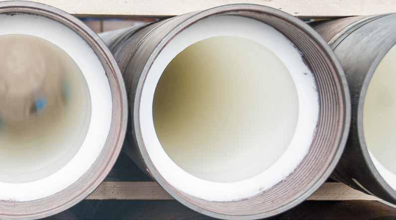 Internal pipe coating made of RoPlasthan (RoCoat) Use case: providing wear protection for the largest diameter slurry pipeline ever built The challenge In January 2012, Tekfen Construction and