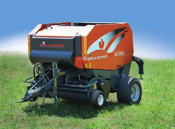 GA CH 32 - GA CH 32L BALER CHAMBER The mixed baler chamber concept, developed by Gallignani, is based on the combination of a front section with steel lobed rollers and a rear section with chains and
