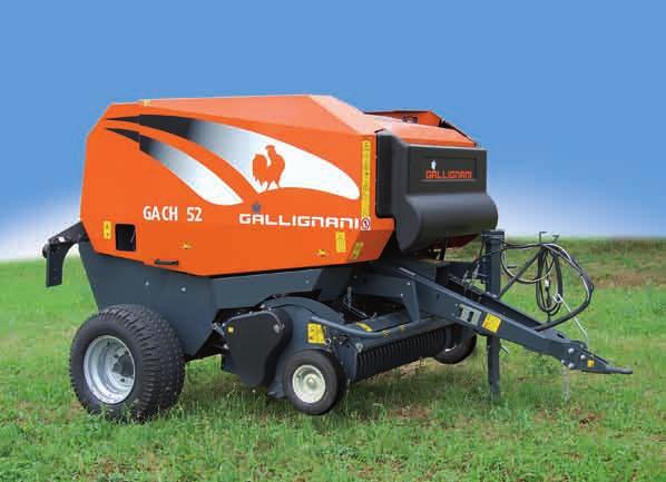 GA CH 52 Tradition and innovation for 88 85 years FULL ROLLER CHAMBER The FULL ROLLER chamber including 17 ribbed steel rollers offers a remarkable finish of bales and is particularly suitable to