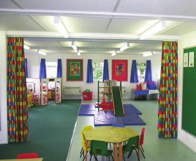 Classroom s that are bright, airy and welcoming provide a stimulating place to learn.