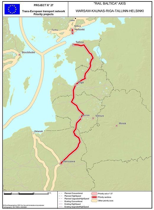 Rail Baltica in regional perspective: connecting Baltics Modal shift; Value added logistics services; Increasing safety;