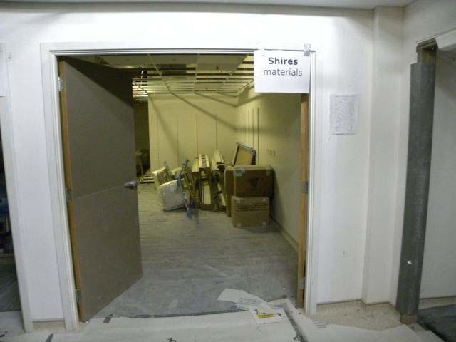 Figure 14 Storage area allocated for a contractor. 3.