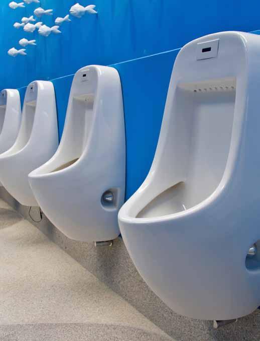 Urinal Care reduce waste water