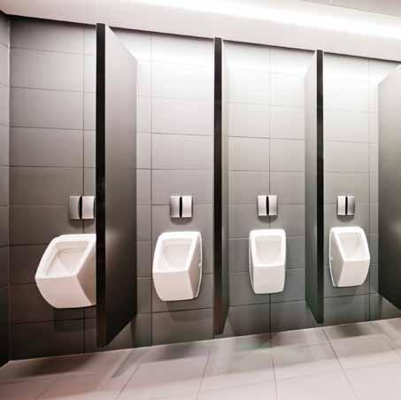 Taking care of your male urinals Due to the design of the male urinal system and the lack of water present at the time of use, it is extremely important to make sure your urinal hygiene solution goes