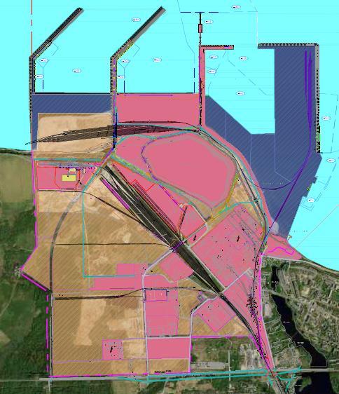 Sillamäe Industrial Park Initial allocation for industrial park 300ha SILPORT free-zone with a dedicated offering to: Terminals either at quayside or in the