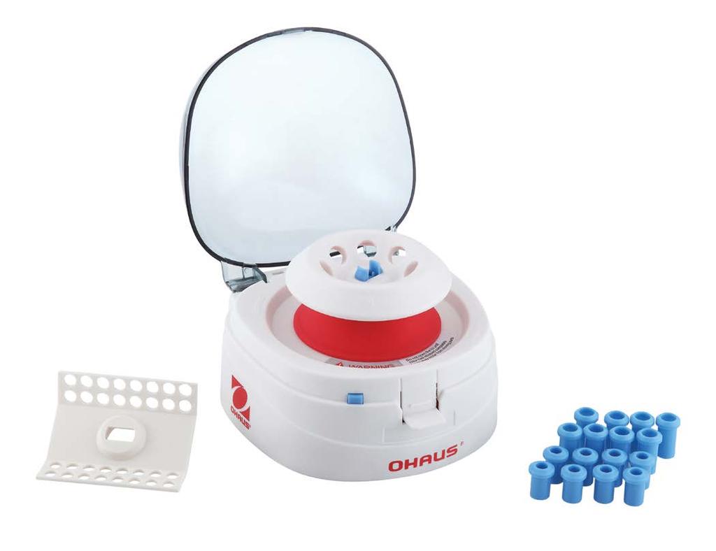 Now Available at OHAUS Frontier Mini Centrifuge A small but powerful mini centrifuge for simple and quick liquid separation.