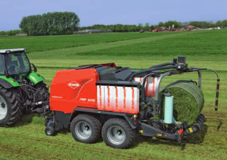 FBP BALING AND WRAPPING A One-Man Operation Two technologies from KUHN are combined in one machine, the FBP.