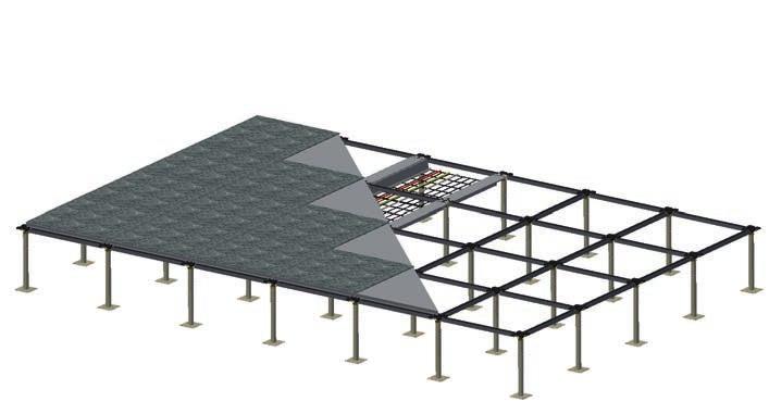 Calcium Sulphate Interlock System The SNA Series CS-IL is an access floor system that has been designed for applications where stone or tile finishes are to be applied.