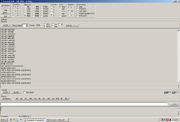 interface using MAX232 level converter IC. All measurements are saved to an excel file for further calculation and analysis.