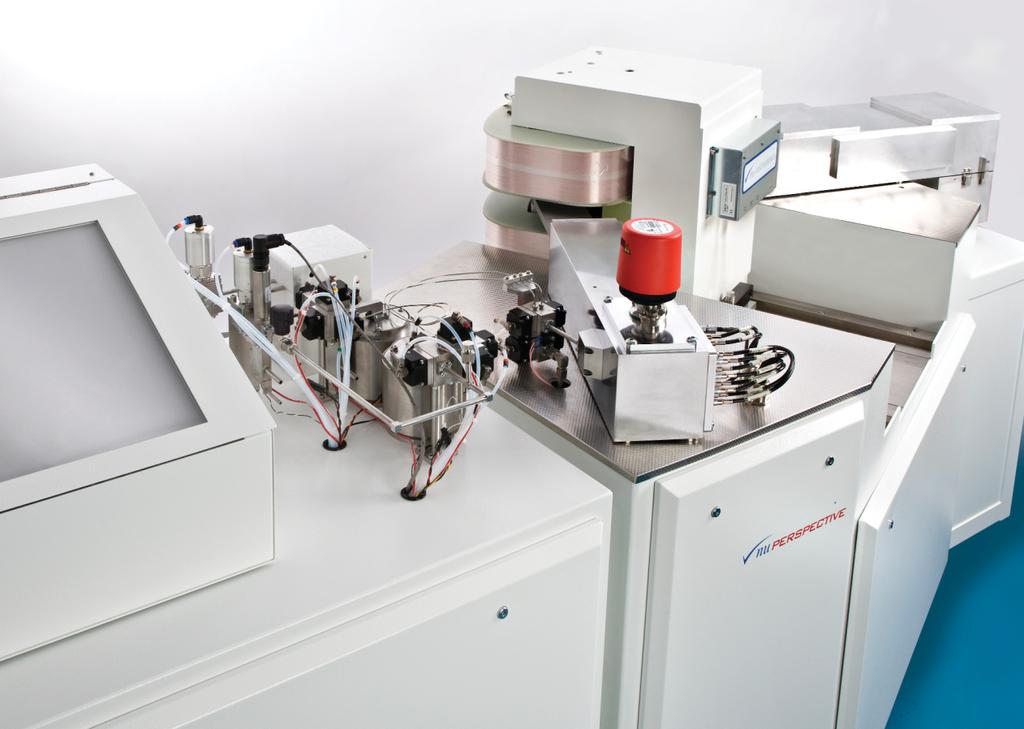 The Nu Perspective IRMS instrument is designed as the ultimate next generation IRMS with the largest mass dispersion by far (60cm PERSPECTIVE STABLE ISOTOPE RATIO MASS SPECTROMETER for CO 2 ) of any