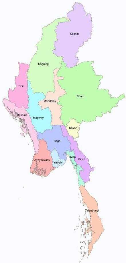 Targeted Map of CAD Socio-Economic Survey in Chin State (2012) CAD