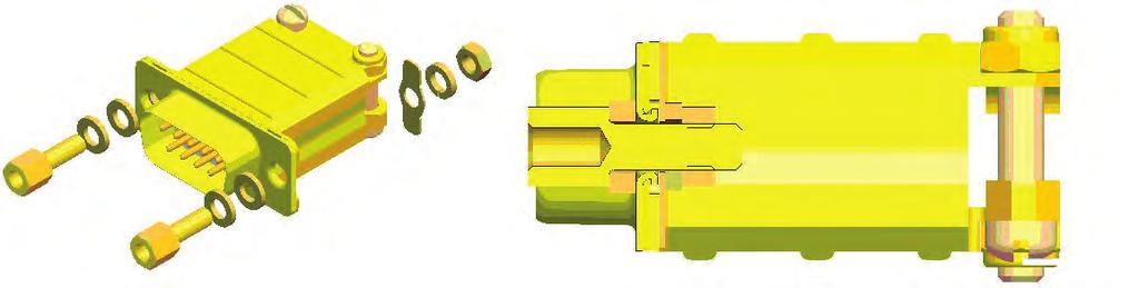 Section 2 Specific Female Screwlock for use with Backshell on harness Specific version for use with backshell on harness 1