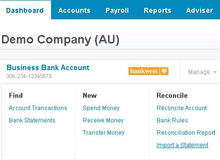If your bank account does not support Xero bank feeds, you will need to import your bank transaction into Xero each time you reconcile your Xero account.