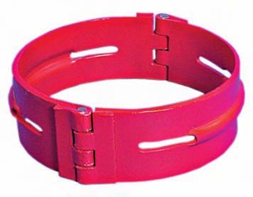 Hinged Spiral Nail Stop Collars (S 62) Availabe in the size range 4 ½ to 20, this device can be used in both upset and non-upset 