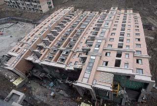 13 Storey Apartment Collapsed in China 13 Storey Apartment