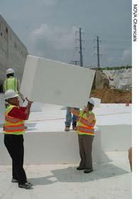 Pile Expanded Polystyrene