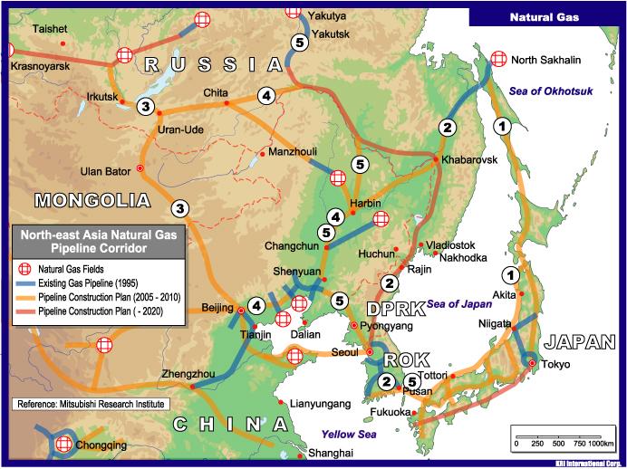 <Natural Gas Scheme in NEA> East