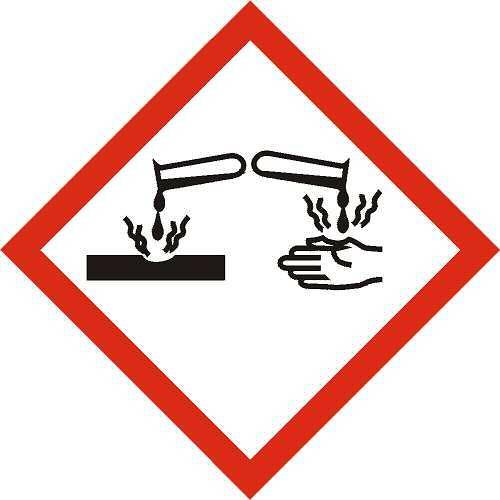 Signal words: Hazard pictograms: Danger GHS05: Corrosion GHS09: Environmental Page: 2 Precautionary statements: 2.3. Other hazards PBT: P102: Keep out of reach of children. P280: Wear eye protection.