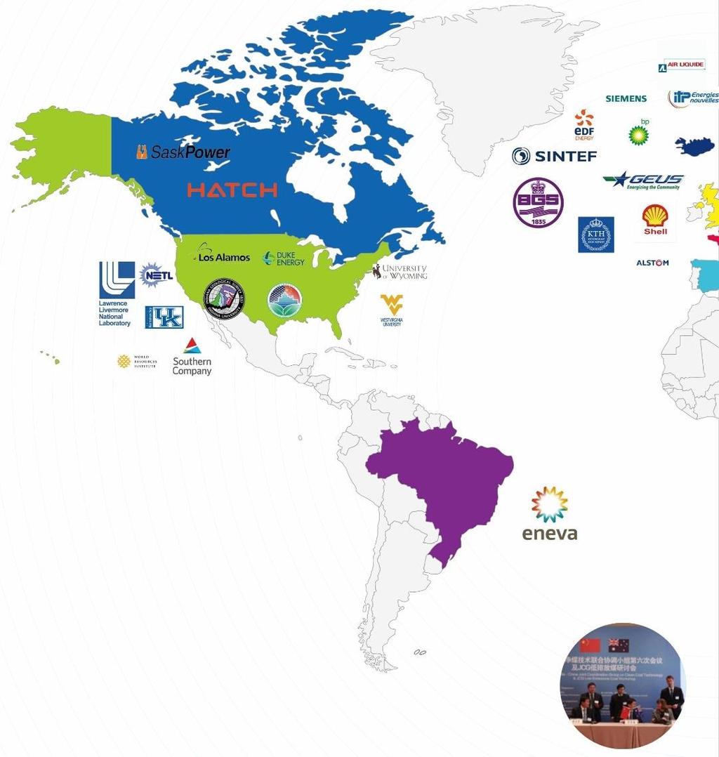Overview of CCUS in CERI International Cooperation So far, we have developed tight relationship with companies, research