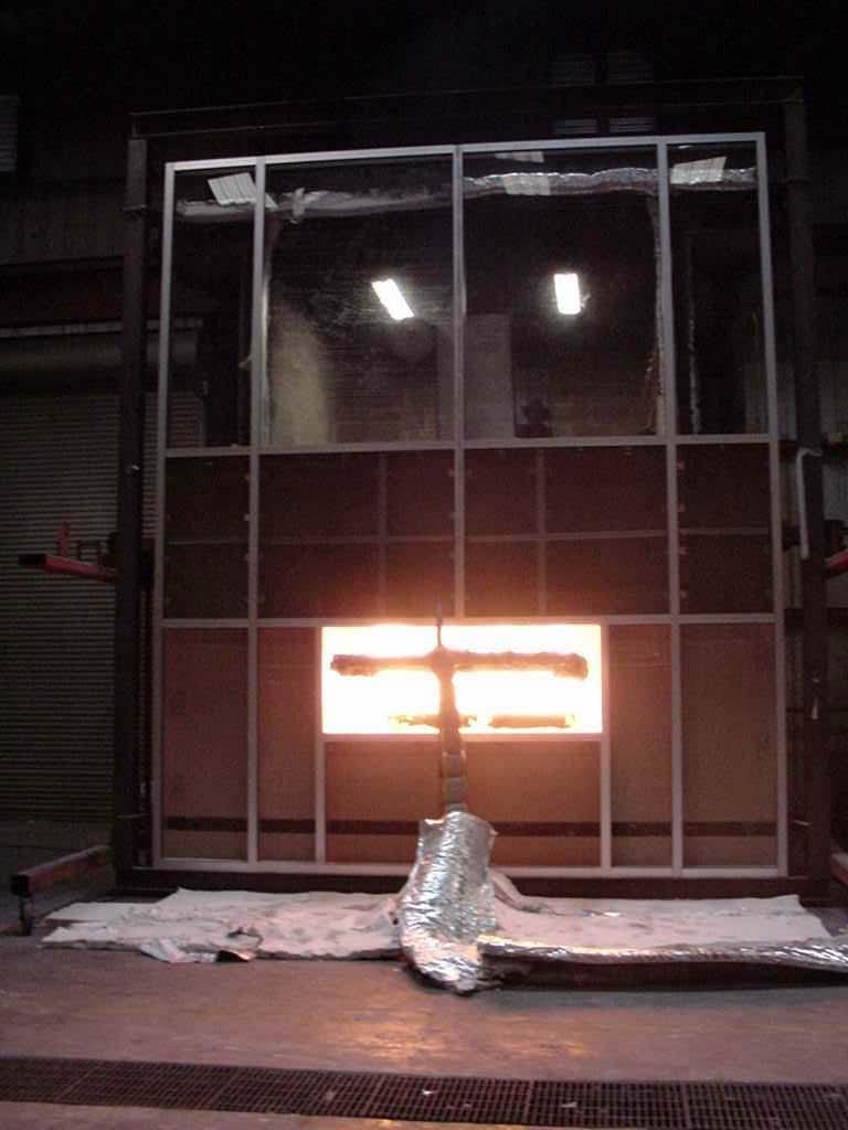 ASTM E 2307 Showing the room burner