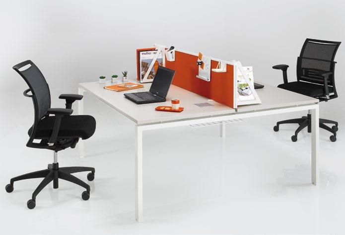 Advantages LAYOUT A large range for all main desk dimensions. Attachments tailored to all uses:. Single or two-person desks and multi-user workstations with side dividers,. On a Conecto rail,.