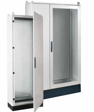 argenta plus SEMI-compact (FSC) Product series (Rolled steel) --Opaque and transparent door cabinets without mounting plate. --Single door up to width of 1000 mm. --Double door as of width of 1000 mm.