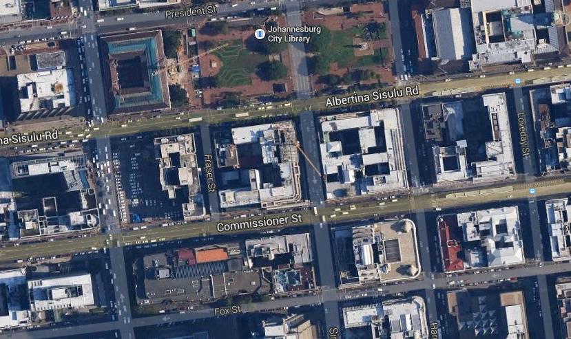 1. INTRODUCTION Absa building, located on the corner of Albertina Sisulu Road and Fraser Street, Johannesburg, Gauteng (see Locality Map): Figure 1 - Locality Map The project brief, as issued by