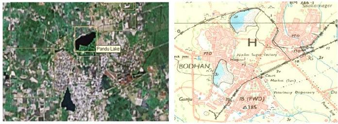 Rotifers Abundance and their Relationship to Water Quality in the Pandu. 119 Fig1. Satellite view of Pandu Lake Fig2. Toposheet of Bodhan showing Pandu Lake RESULTS AND DISCUSSION Dissolved oxygen (D.