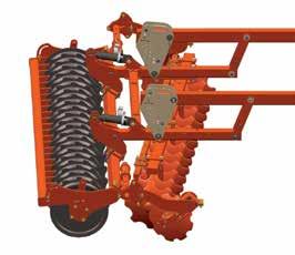 According to the operation requested and the type of soil, the large choice of following implements allows all sorts of cultivation to be carried out: from stubble cultivation at 5cm to deep