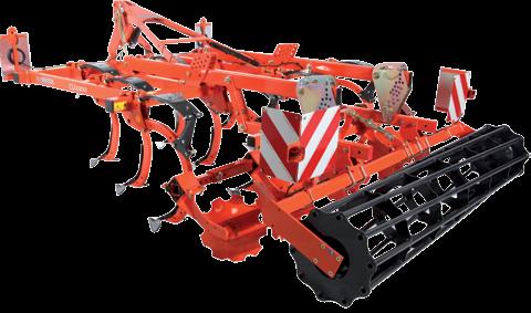 Kubota has developed a new range of frames which can absorb 240hp with a 3m machine and up to 300hp for the folding 4m implements.