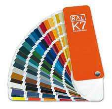 The colours can be selected from standard colour catalogues. There are more than 3,800 colour selections in the following catalogue: RAL-Classic indicates the classic RAL colour collection.