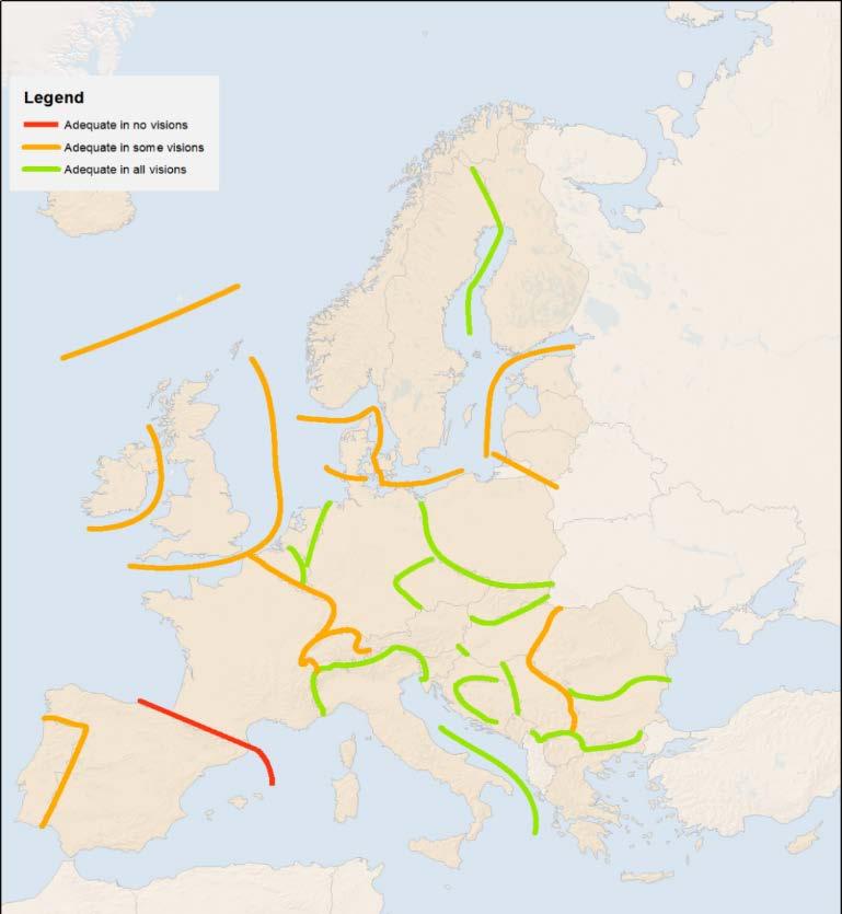 Focus on cross-border interconnection needs 120 pan-european projects Green: 1/3