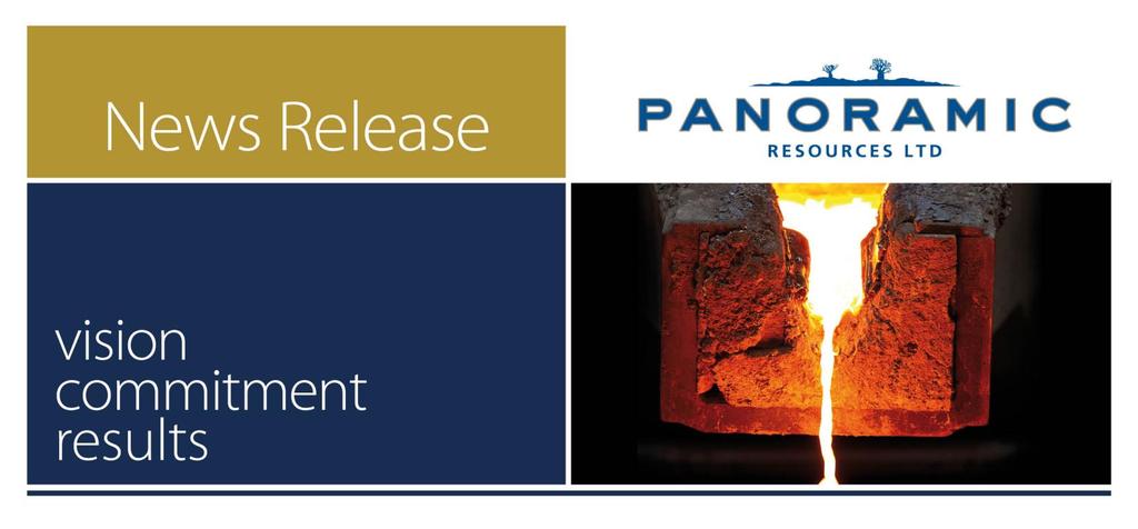 7 August 2012 ASX: PAN Gidgee Gold Project Scoping Study Key Highlights Gold Production estimated at 606,000oz of gold over an initial seven years, average annual production of 87,000oz Operating