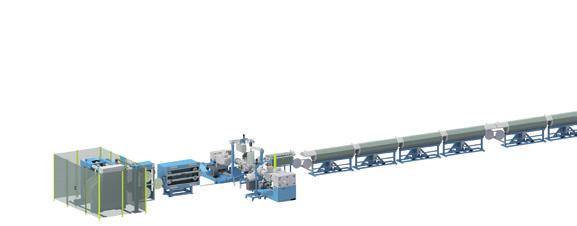 Cable manufacturing lines Rubicon produces specially adapted machines and complete cable production lines for the manufacture of silicone-sheathed cables, wires and leads.