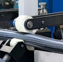 Strong alternatives (Flex Extrusion) Utilising technology unique to SHP in Germany, we are able to manufacture hoses using a flexextrusion process exhibiting excellent flexibility, durability and