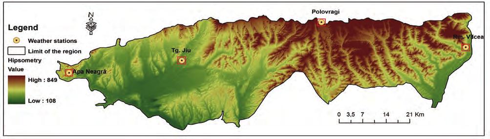 MATERIAL AND METHODS The Getic Subcarpathians represent the hilly relief unit located between the Carpathian Mountains in the north and the Getic Piedmont in the South.